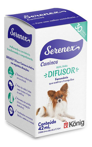 Refil Serenex Canino 42ml - Feromônio Comportamentos