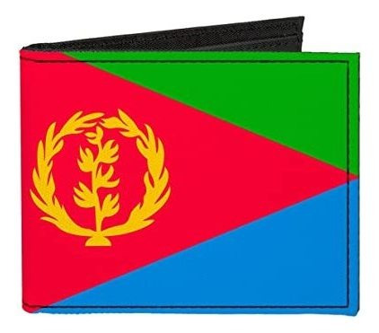 Buckle-down Lona Bi-fold  Cartera Eritrea Bandera