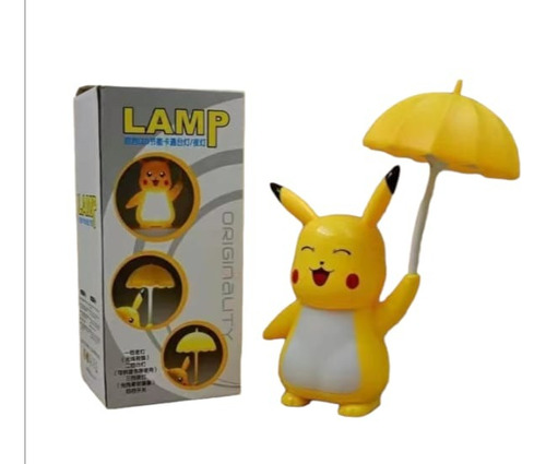 Lámpara Pikachu Linda Cómoda Y Práctica #toyfeliz
