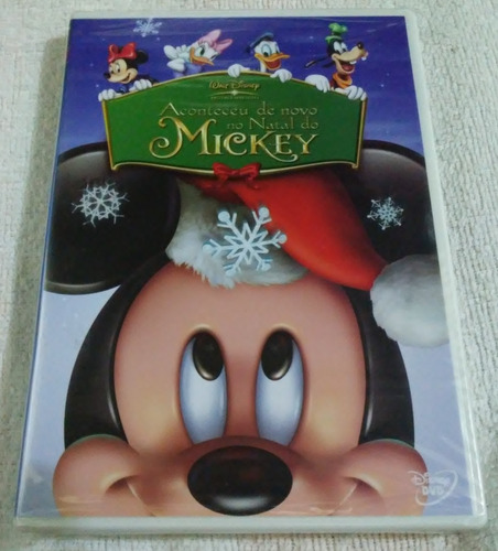 Dvd Aconteceu De Novo No Natal Do Mickey Original Lacrado | Frete grátis