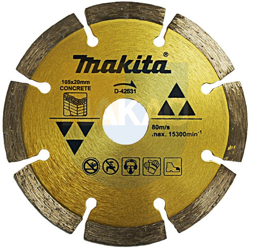 Disco Diamantado Concrete 105 x 20 mm - D-42531 - Makita