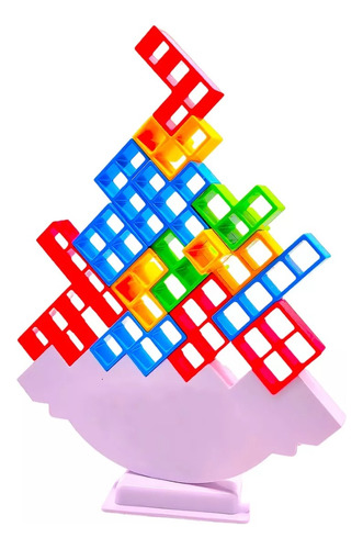 Juguete Juego Mesa Niños Bloques Apilables Equilibrio Tetris
