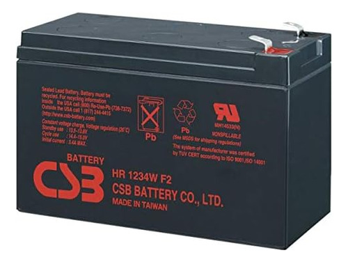 Nueva Marca Hr1234wf2 De Alta Tasa 12v 9ah 34w Sla Bate...