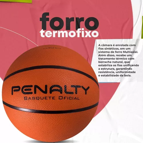 Bola Basquete Penalty Playoff Mirim + Bomba De Ar