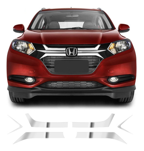 Kit Adesivos Hr-v Aplique Grade Frontal Acessório Decorativo