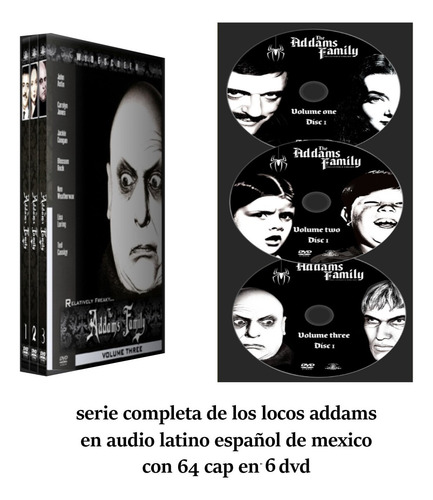 Los Locos Addams De 1964 1080p En Latino Completa Para Dvd