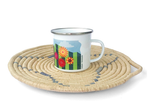 Tazas De Peltre Con Ilustración De Galipán