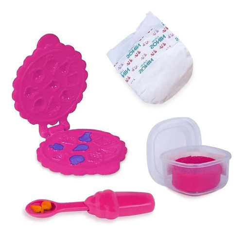 Imagem 2 de 4 de Boneca Baby Ninos Hora Do Lanche Reborn Cotiplas 2406