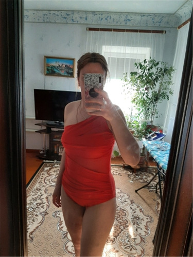 Traje De Baño Ajustado De Un Hombro For Mujer Trajes