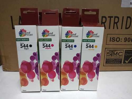 Imagen 2 de 2 de Pack X4 Tinta Compatible Epson L3210 / L1210 / L3110 / L3150