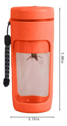 6 Vaso Licuadora Portátil De 450 Ml De 6 Aspas Mayoreo