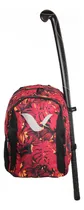 Comprar Mochila De Hockey Reves Color Rojo Floreado Con Portapalo Deportiva Urbana Escolar
