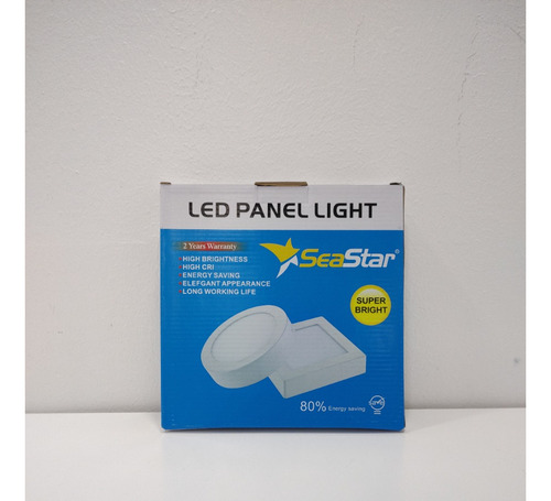 Panel Cuadra Superficial 18w 6k 85/265v, Seastar (cod.3188)