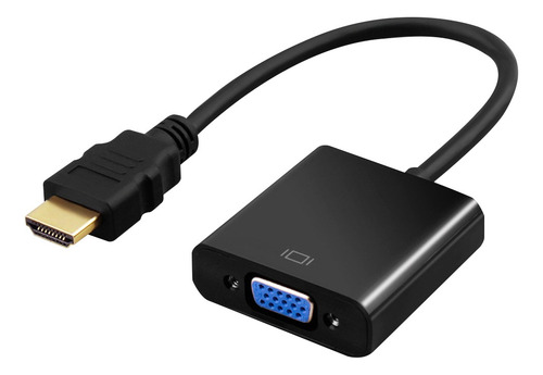 Imagen 1 de 7 de Cable Hdmi A Vga Adaptador Gadnic Conversor De Hdmi A Vga