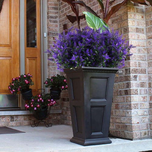 Ramos De Lavanda Artificial 8 Unidades Resistentes Uv Maceta