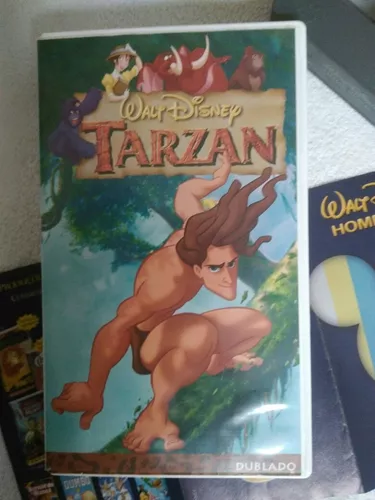 Filme Vhs Tarzan Desenho - Dublado, Filme e Série Disney Usado 48443603