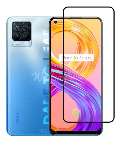 Mica De Vidrio Templado Para Oppo Realme 8 Pro 3d 9d