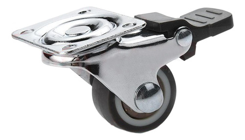 Rueda Giratoria Con Freno Para Carro Muebles Banco 1 Pulgada