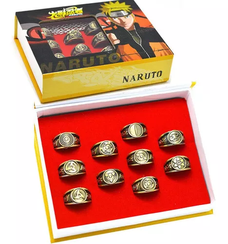 Set X 10 Anillos Akatsuki Naruto Itachi Pain Deidara Tobi