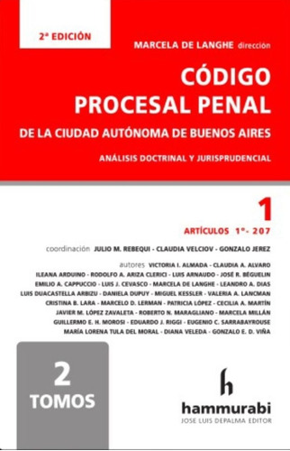 Código Procesal Penal De La Ciudad Autónoma De Buenos Aires.