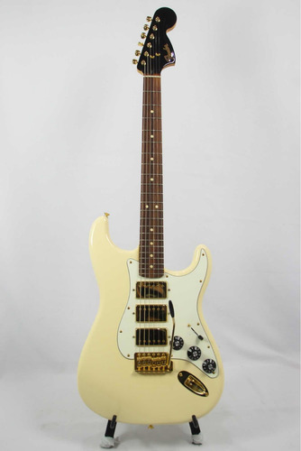 Fender Blacktop Stratocaster Hhh Olympic White Gold Hardware