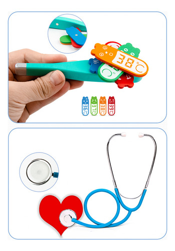Juego De Juguetes De Madera Para Niños Con Simulación De Méd