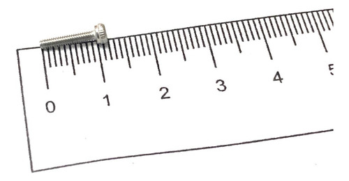 Parafuso Allen Com Cabeça M2 X 10mm Inox - 10