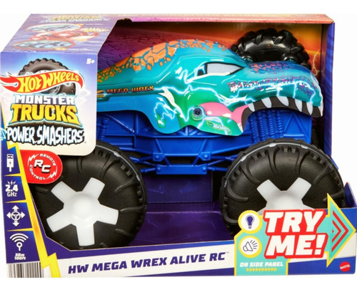 Hot Wheels, Monster Trucks, Mega Wrex Luces Y Sonidos,