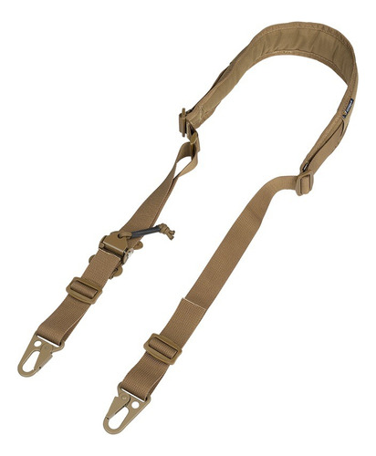 Portafusil Táctico 2 Puntos Bungee Sling Militar Policía Color Coyote brown