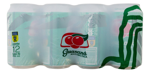 Pack Refrigerante Zero Açúcar Guaraná Antarctica Lata 12 Unidades 350ml Cada