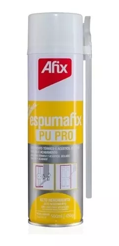 Espuma Expansiva de Poliuretano Afix x 500 ml: Sellado y Aislamiento de  Calidad para Tus Proyectos