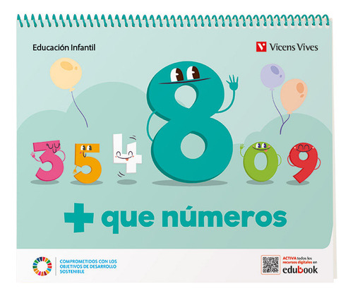 + Que Numeros Cuaderno 8, De Aa.vv.., Vol. 1. Editorial Editorial Vicens Vives, Tapa Blanda En Español