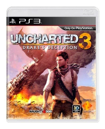 Uncharted 3 Drake's Deception Ps3 Usado Mídia Física