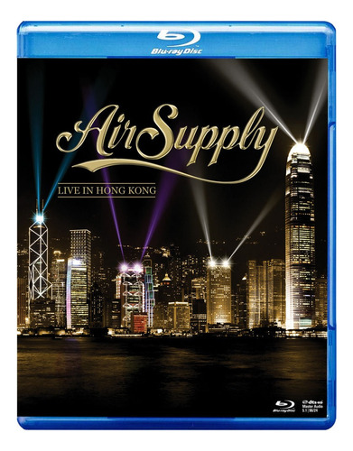 Air Supply - Live In Hong Kong- Blu-ray Versão Standard Edition 2014 Em Blue Case Produzido Por Evolution Media