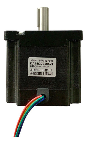Imagem 2 de 8 de Motor De Passo Nema 34 45kgf.cm 4,5a - Pronta Entrega
