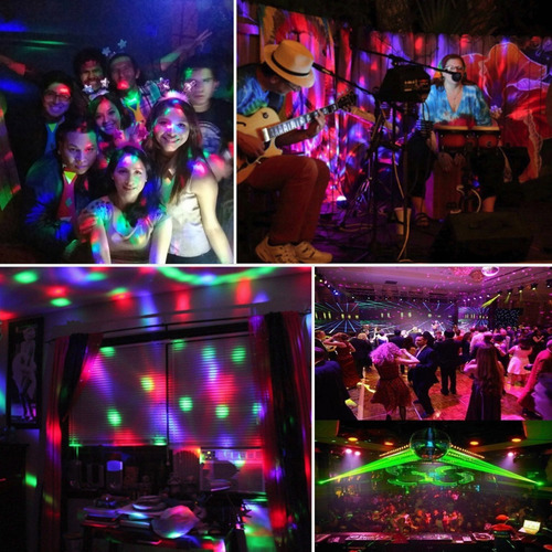 Luz De Fiesta Con Mando A Distancia Iluminación Dj