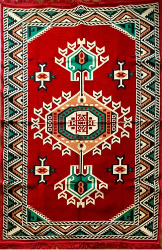 Alfombra Turca Roja 140x240 Cm