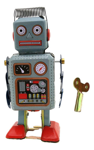 5 Juguete De Hojalata De Cuerda, Robot, Coleccionables,