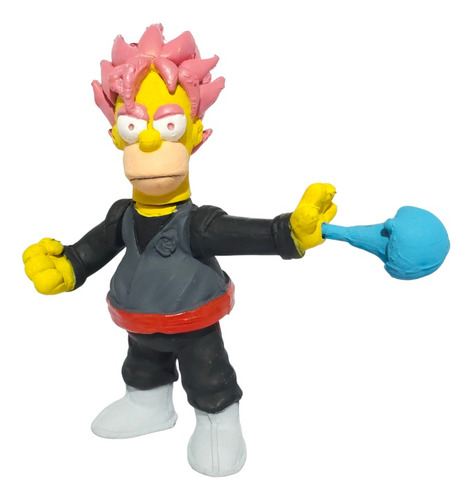 Figura Juguete Los Simpson Parodia Homero Goku Black Dragon