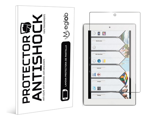 Protector Mica Pantalla Para Tablet Vexia Zippers Tab 9i 4c