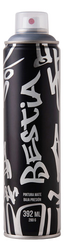 Latas Bestia | Aerosol Mate Baja Presión Pintura Profesional Cerdas 078-cromo
