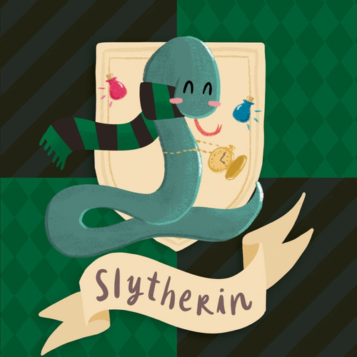 Caderninho Hp - Slytherin