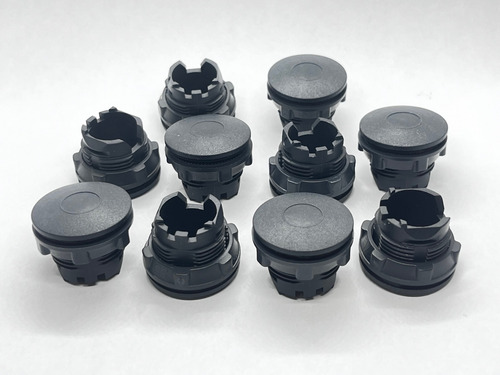 Kit 10 Pz Tapón Ciego Redondo Ø 22mm