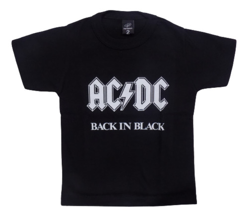 Remera Niños Ac/dc Vs Modelos Acdc Rockería Que Sea Rock  