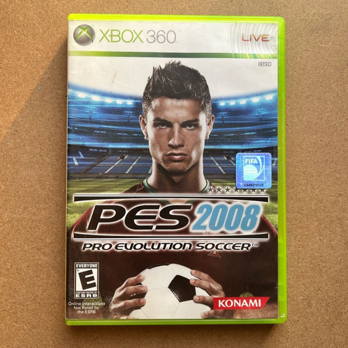 Pro Evolution Soccer Pes 2008 Xbox 360 Cristiano Ronaldo