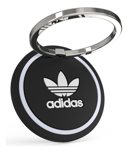 Anillo adidas Negro Con Logo Blanco