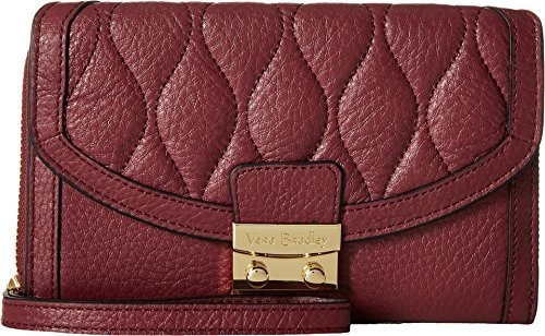 Vera Bradley Mujer Ultimate Wristlet Claret Embrague