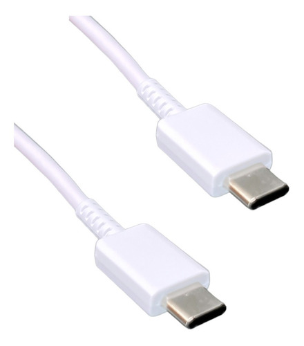 Cabo Usb-c Duplo Samsung Galaxy M51 M53 M62 A70 A80 Branco Fosco