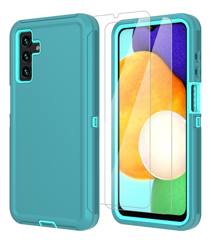 Funda Para Galaxy A13 5g Lakeazul Skyazul Uso Rudo