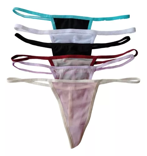 Tanga Hilo En Encaje Kit X 3 Panti Sexy